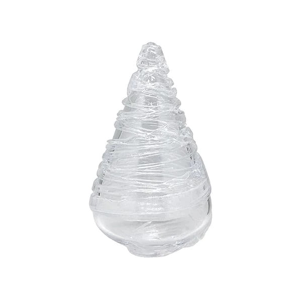Clear Swirl Large Glass Tree