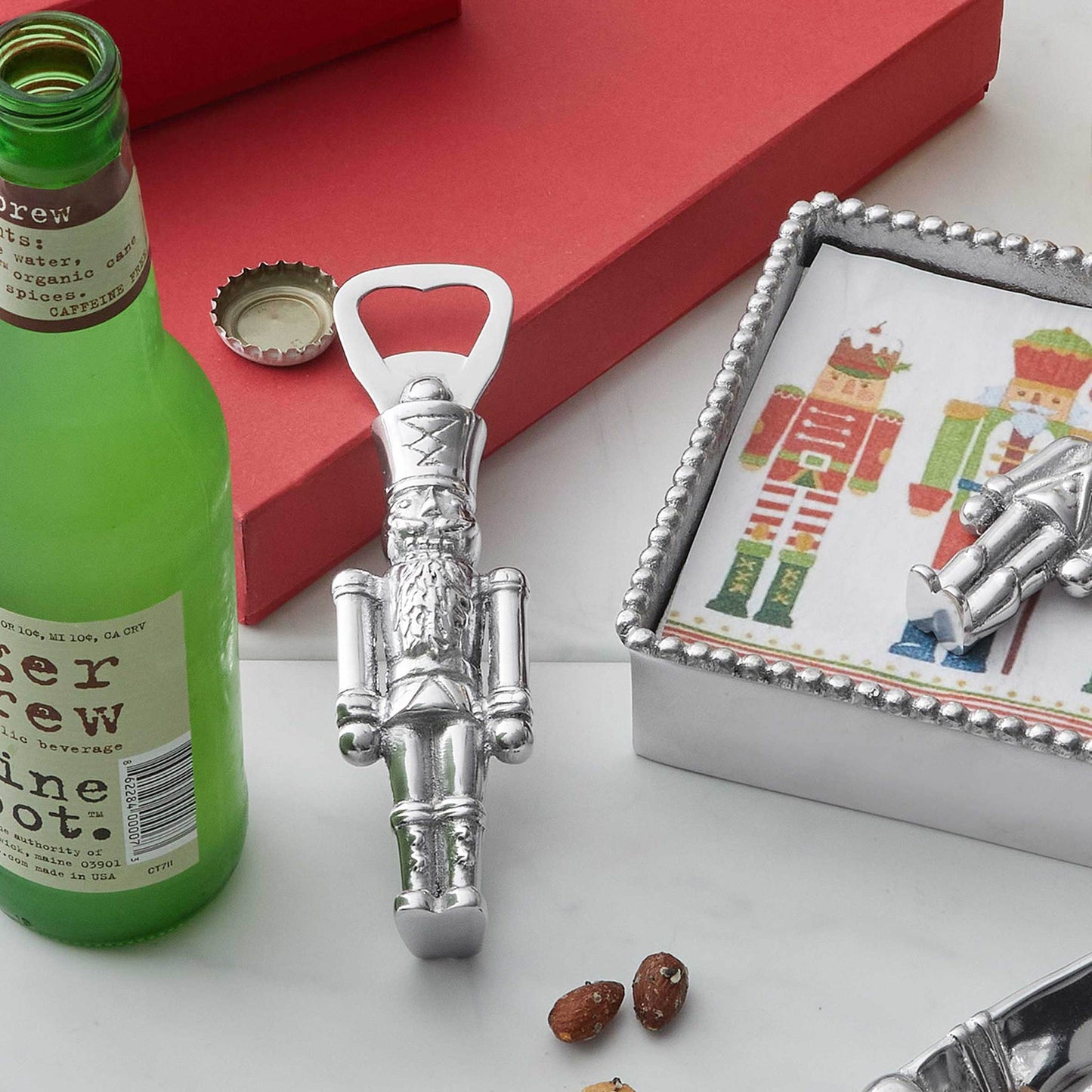 Silver Nutcracker Bottle Opener