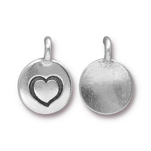 Silver Heart Charm