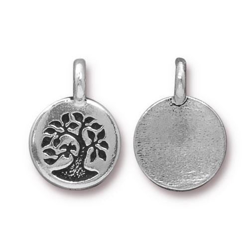 Silver Tree of Life Charm
