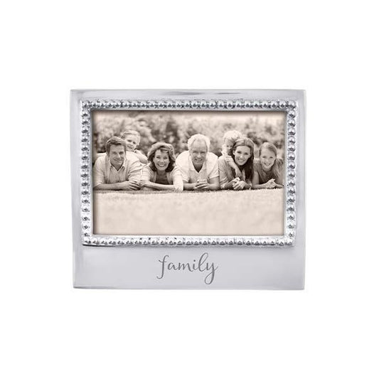 'Family' 4x6 Picture Frame - Silver