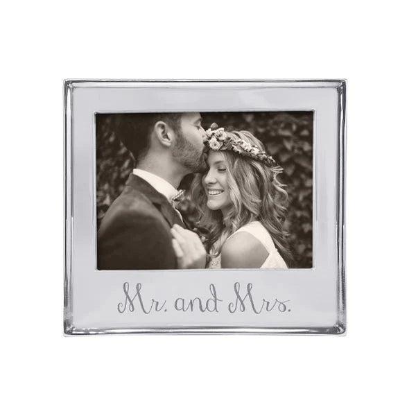 Mr. and Mrs. Silver Picture Frame