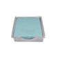 square silver napkin holder