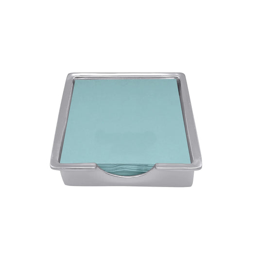 square silver napkin holder