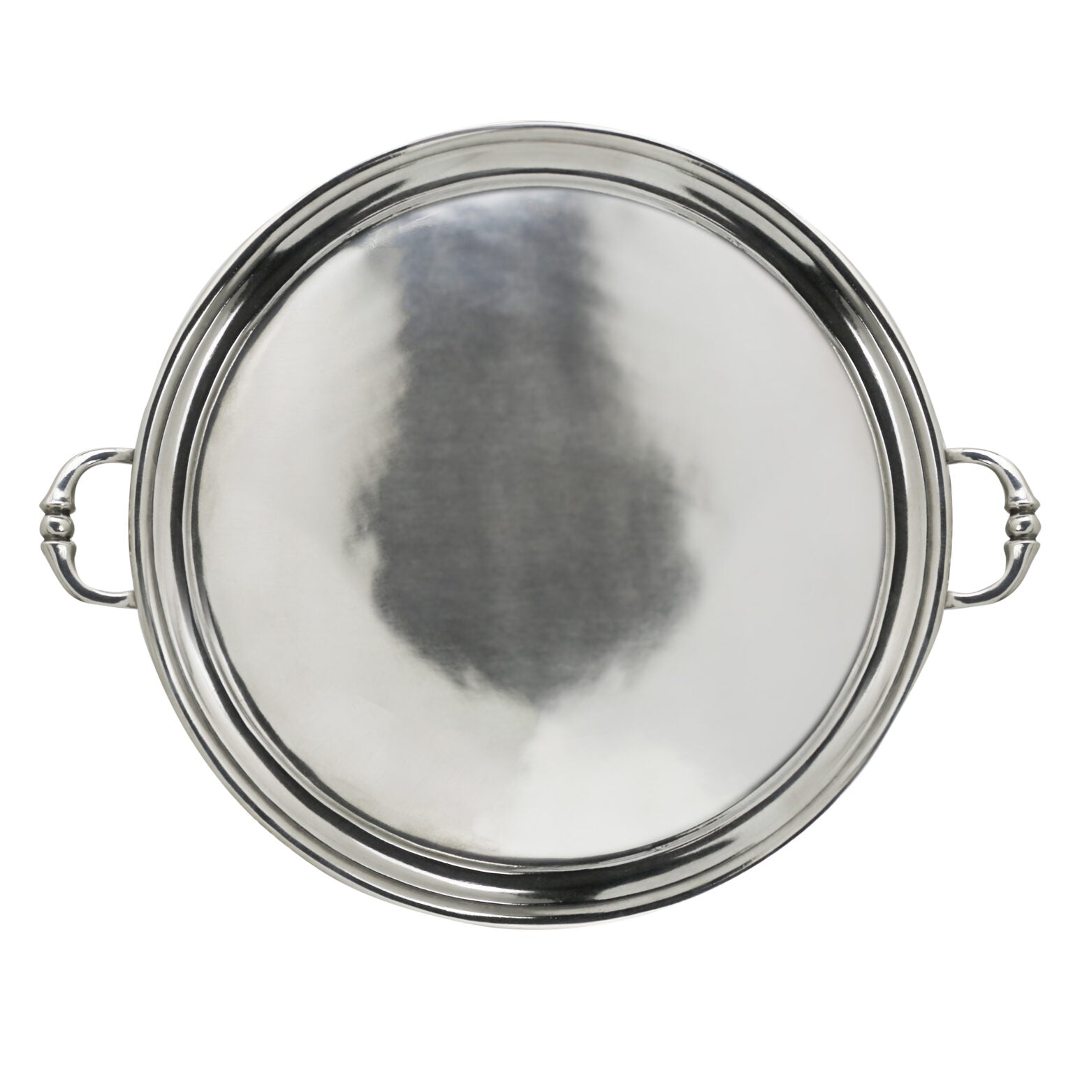 Round Serving Tray With Handles
