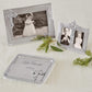 Silver 4x6 Cross Picture Frame