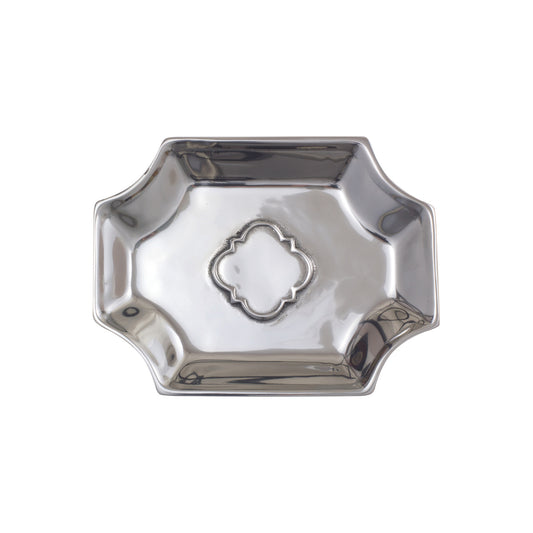 Templeton Silver Divot Vanity Tray that can be engraved