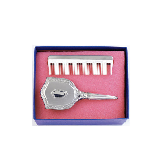 Girl's Comb and Brush Gift Set in Gift Box
