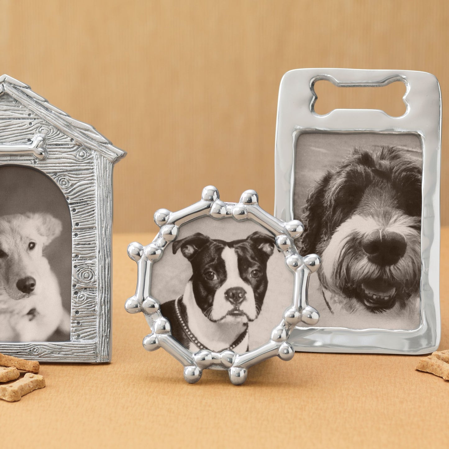 Dog Bone Round Picture Frame 1