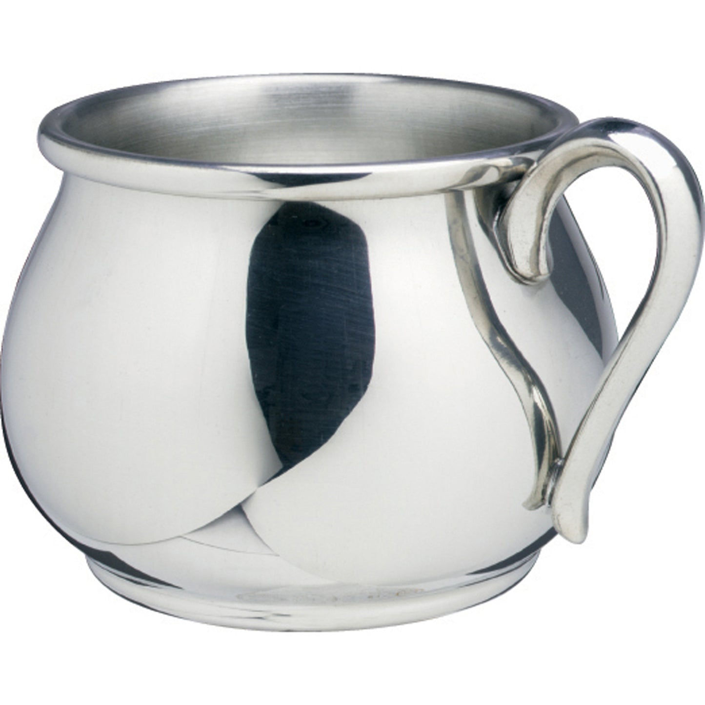 Silver Bulged Baby Cup