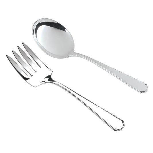 Sterling Silver Baby Fork and Spoon Set - Virginia