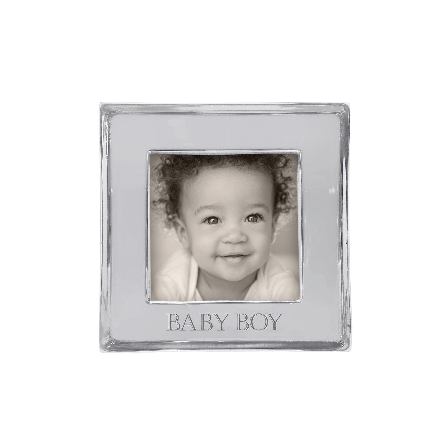 Silver Baby Boy Picture Frame