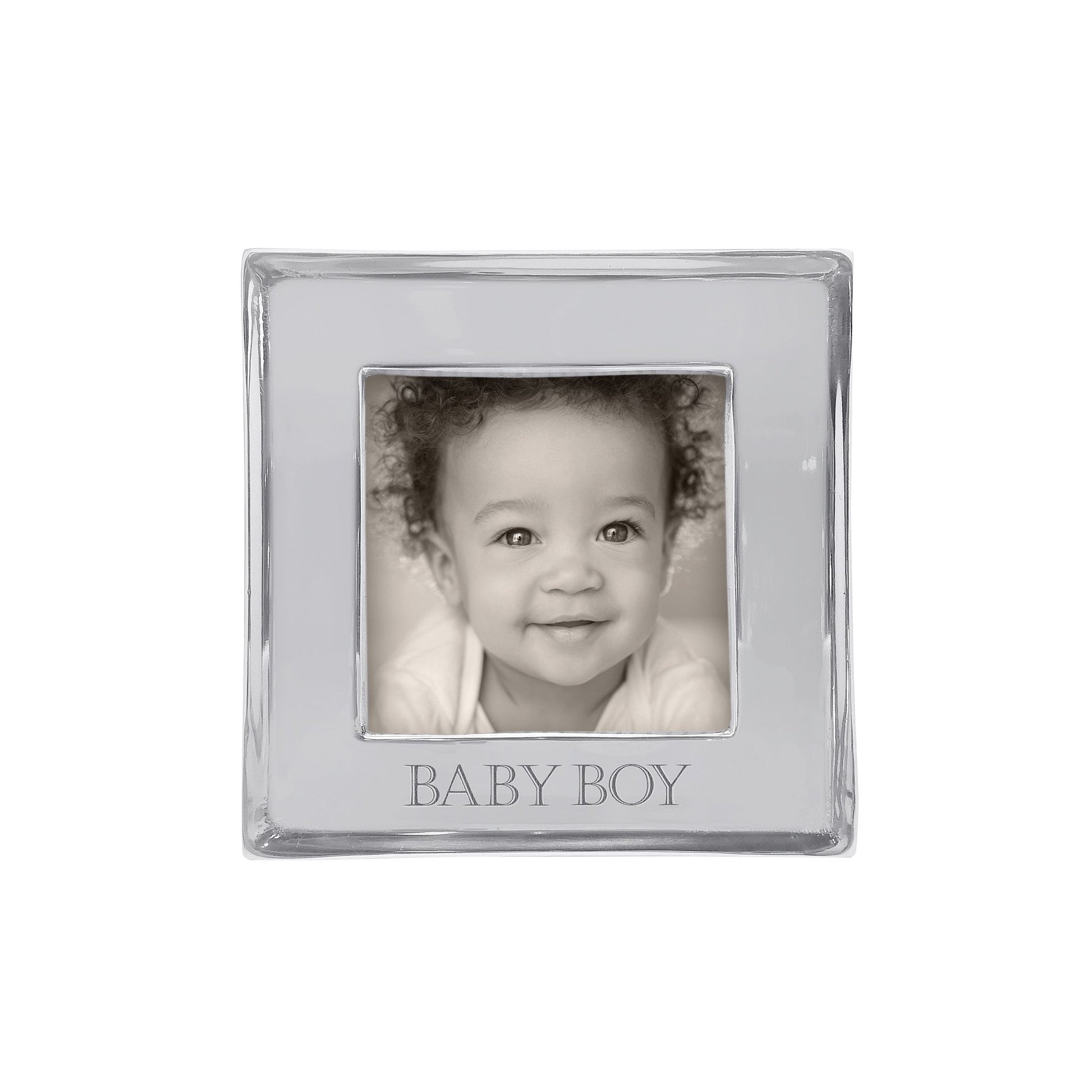 Silver Baby Boy Picture Frame