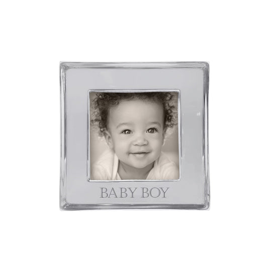 Silver Baby Boy Picture Frame