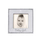 Silver Baby Girl Picture Frame