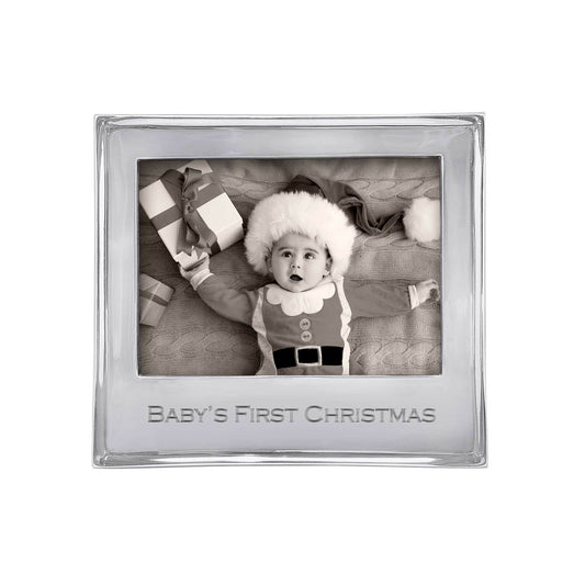 Baby's First Christmas Silver 5x7 Frame