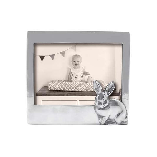 Silver 5x7 Bunny Picture Frame