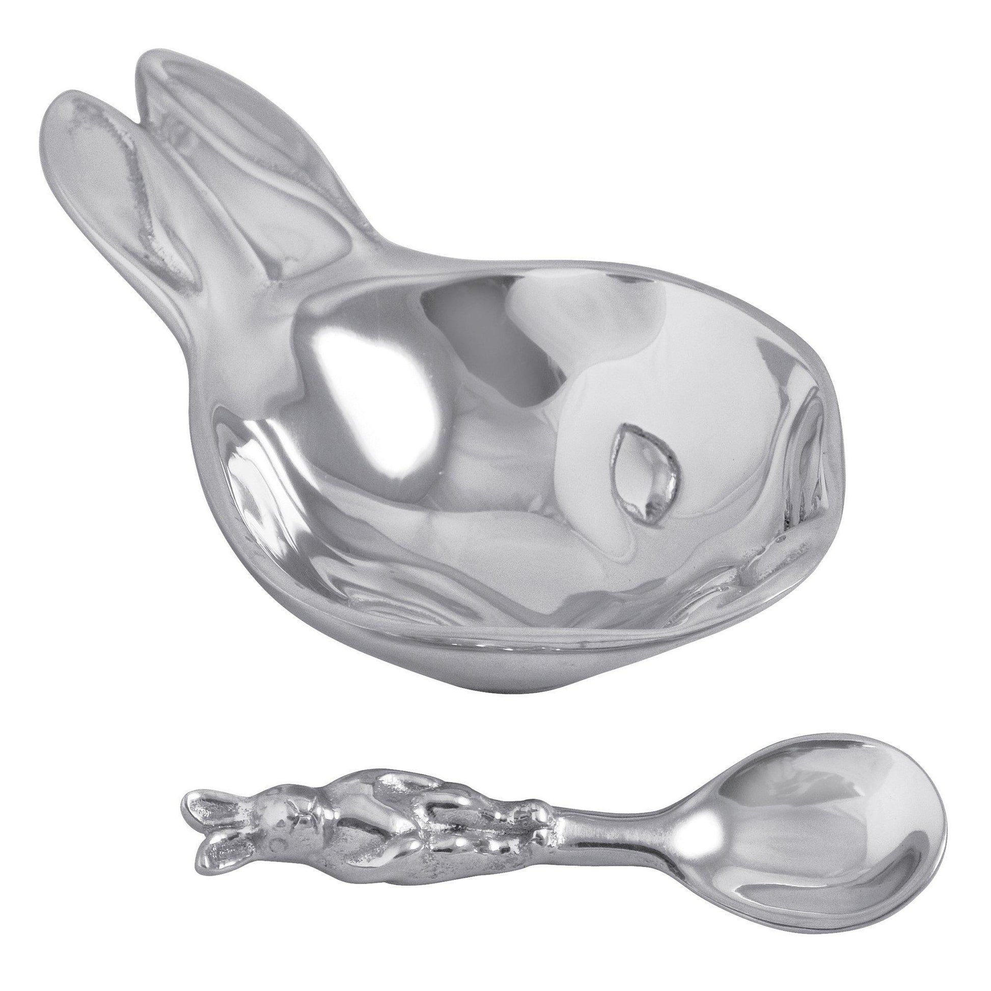 Silver Bunny Baby Spoon - Templeton Silver