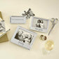 Engraved Silver Vanity Tray with picture frames