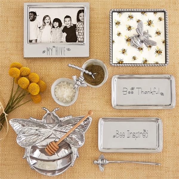 Engraved Silver Vanity Tray with other silver products