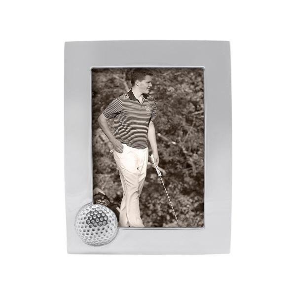 Silver Golf Ball Picture Frame