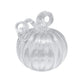 Clear Glass Pumpkin and Clear Stem