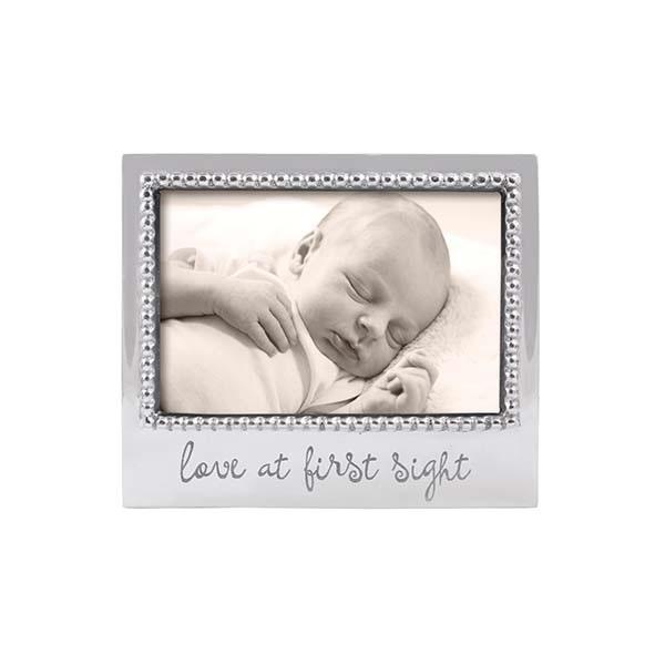 Love at First Site Silver 4x6 Picture Frame