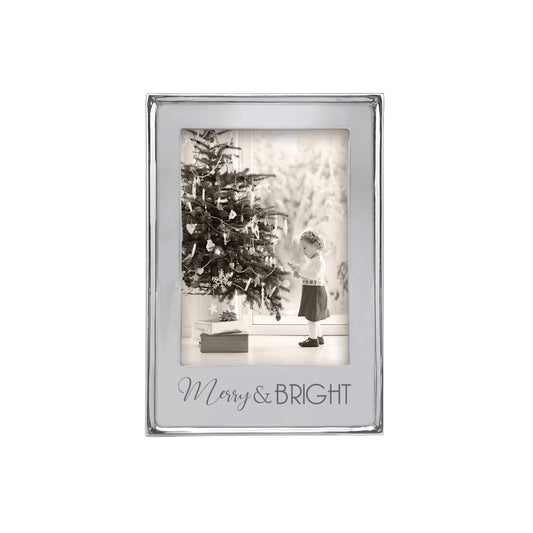 Merry and Bright Silver Picture Frame