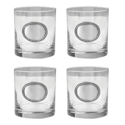 Old Fashioned Glasses with Monogram