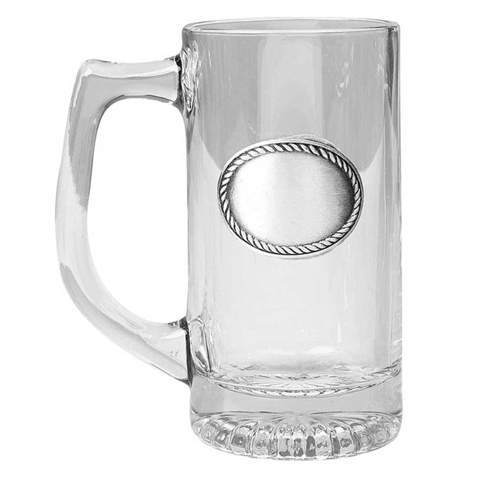 Glass Tankards with Monogram