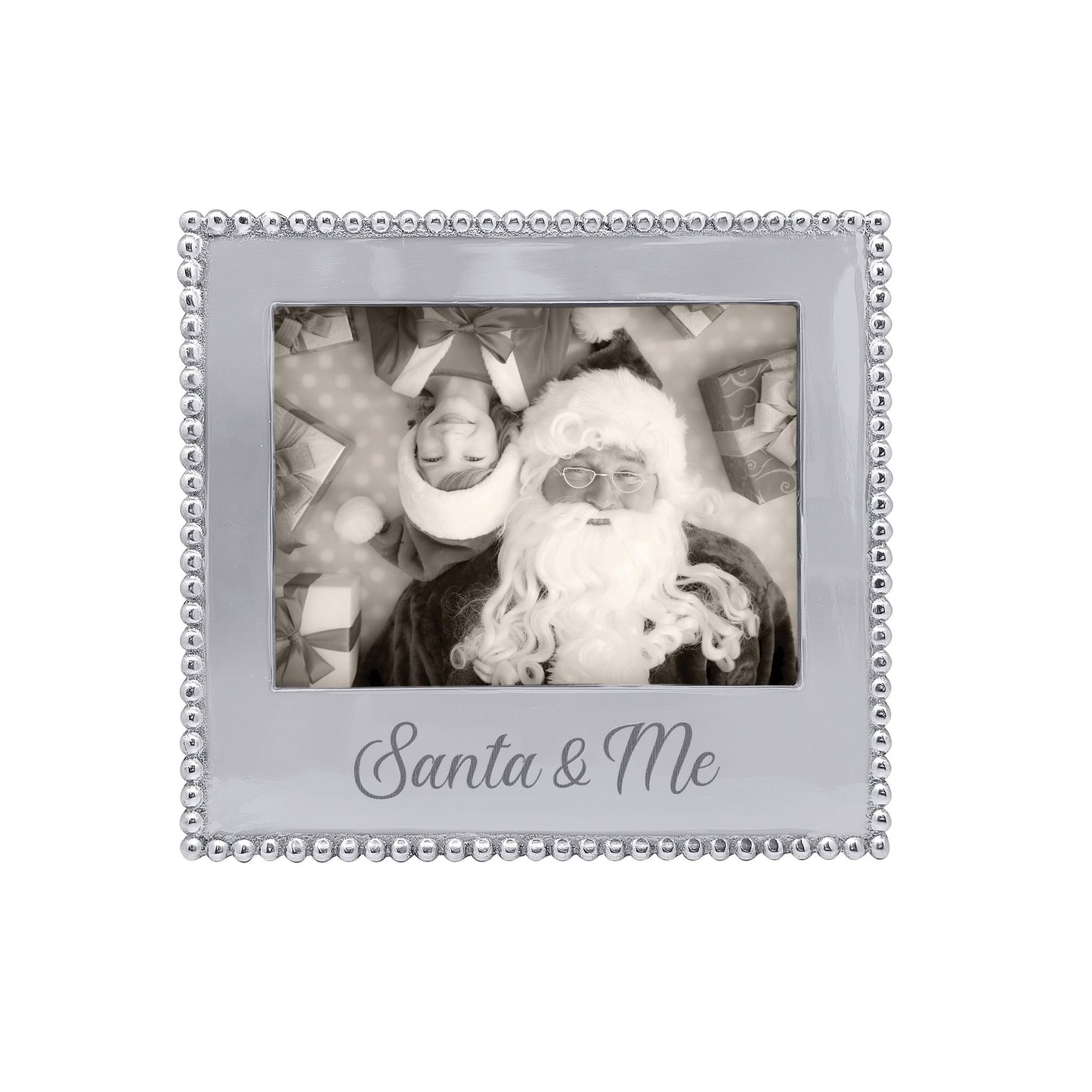Santa and Me Silver Picture Frame