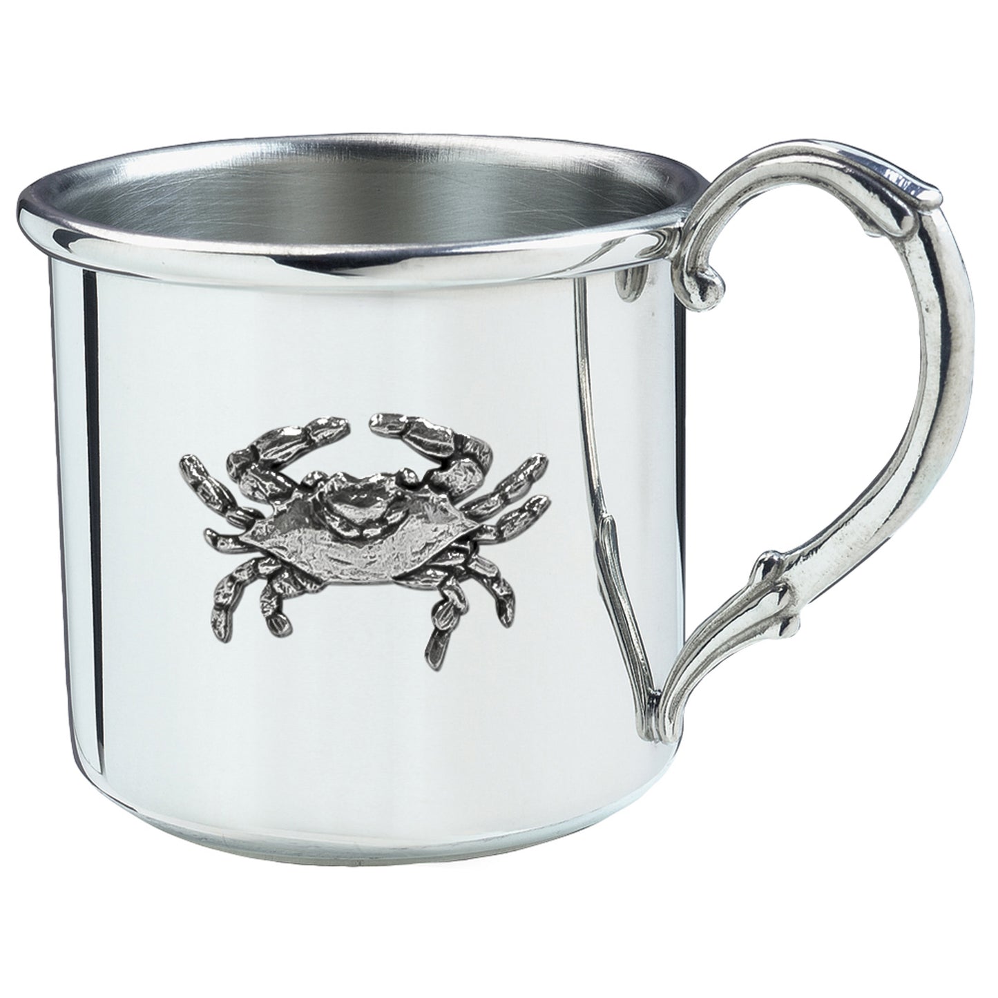 Silver Baby Cup with Crab