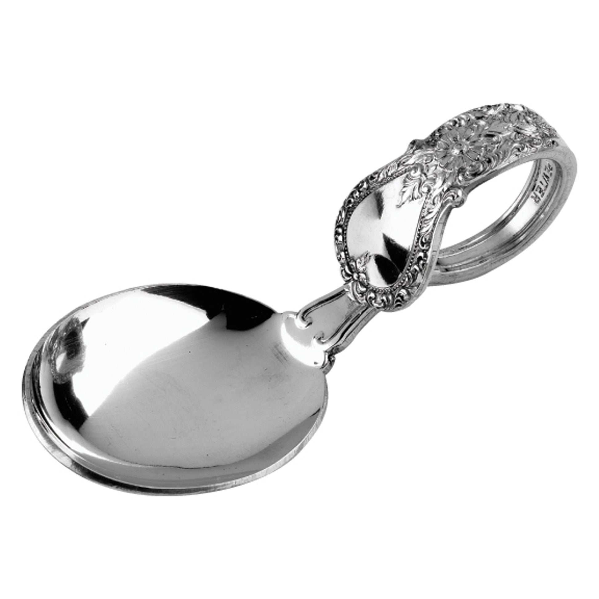 Silver Bent Baby Spoon