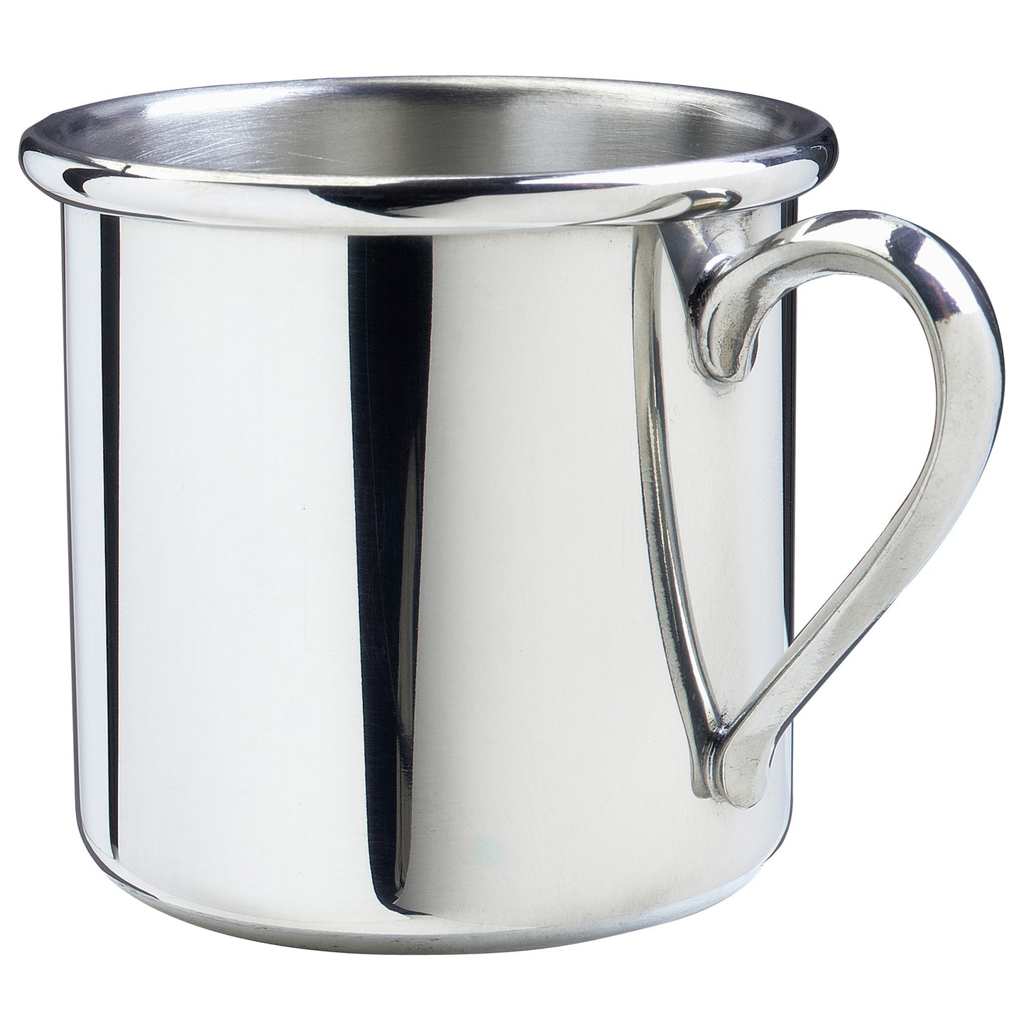 Silver Baby Cup - Straight Edge