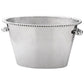 Silver Pearled Ice Bucket