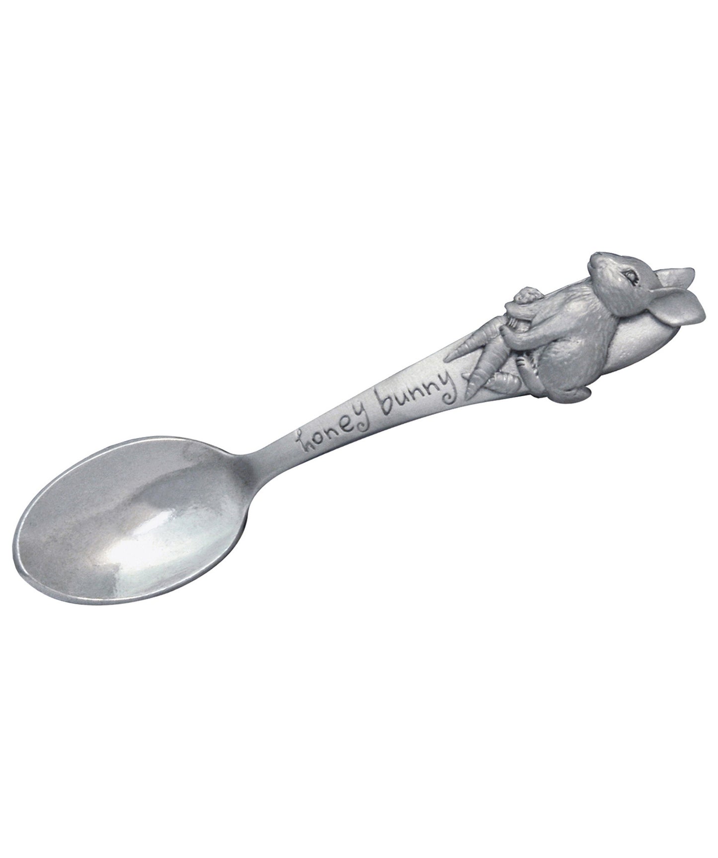 Sterling silver baby spoon Hedgehog