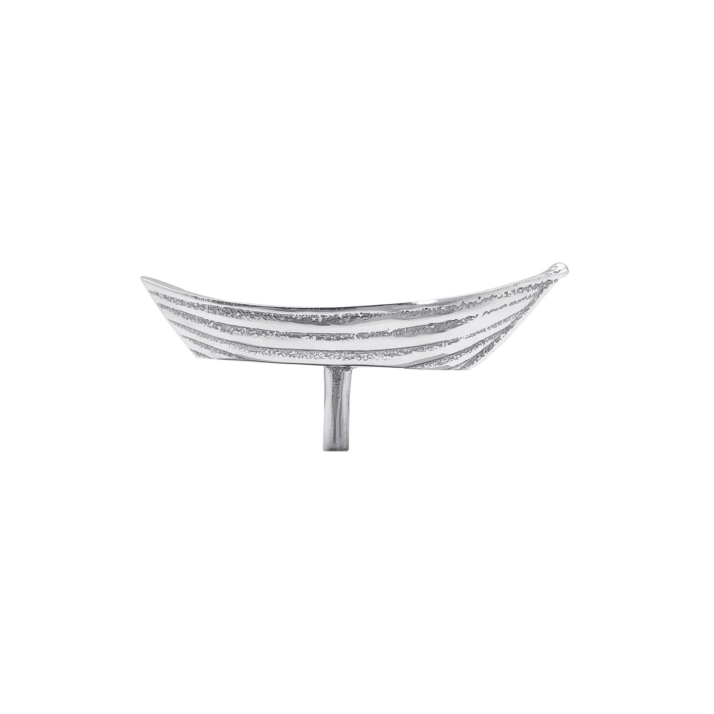 Silver Dory Rowboat Candle Holder (For Birthday Cake)