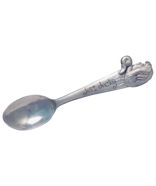 Silver Duck Baby Spoon