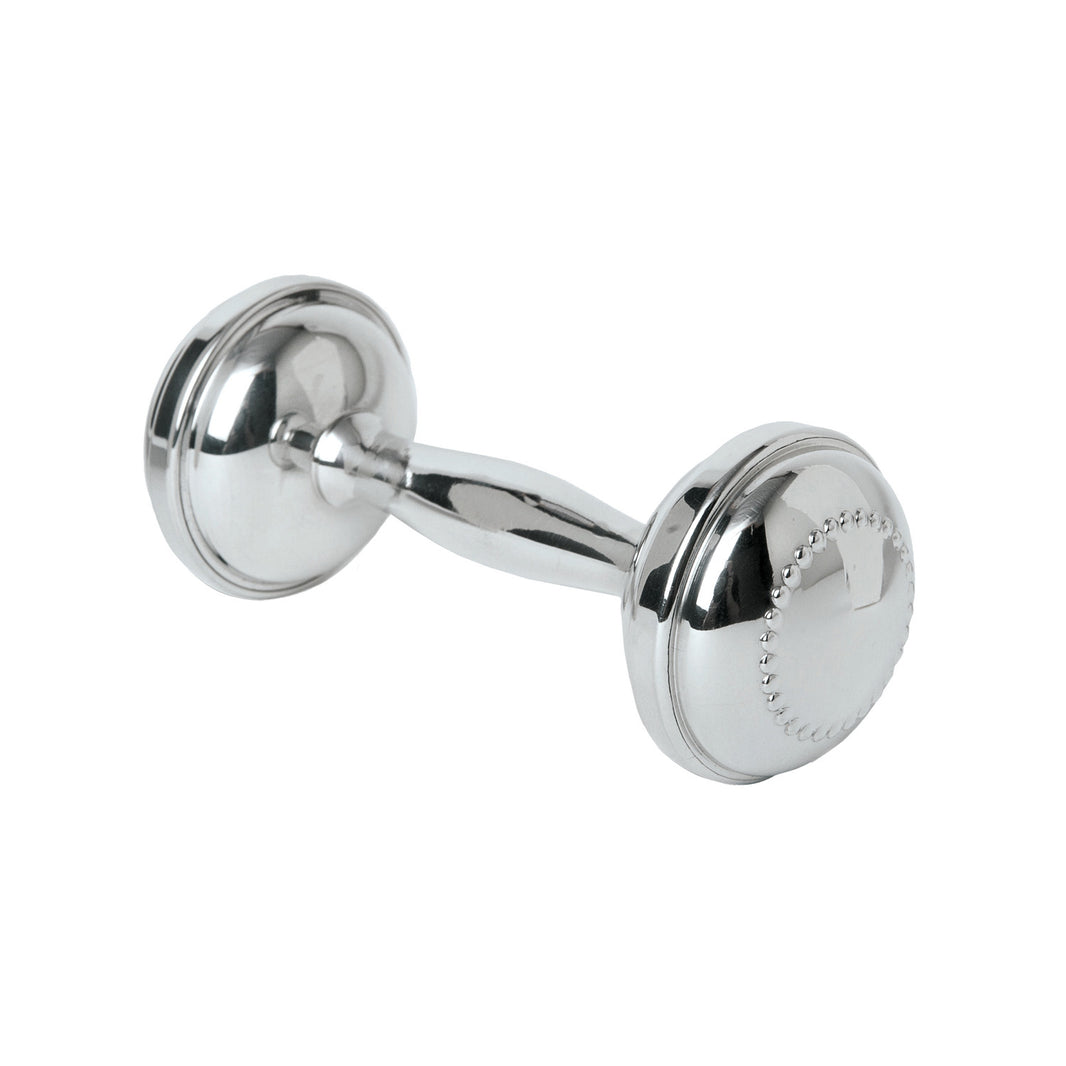 Silver Baby Rattles: Option to Engrave - Templeton Silver