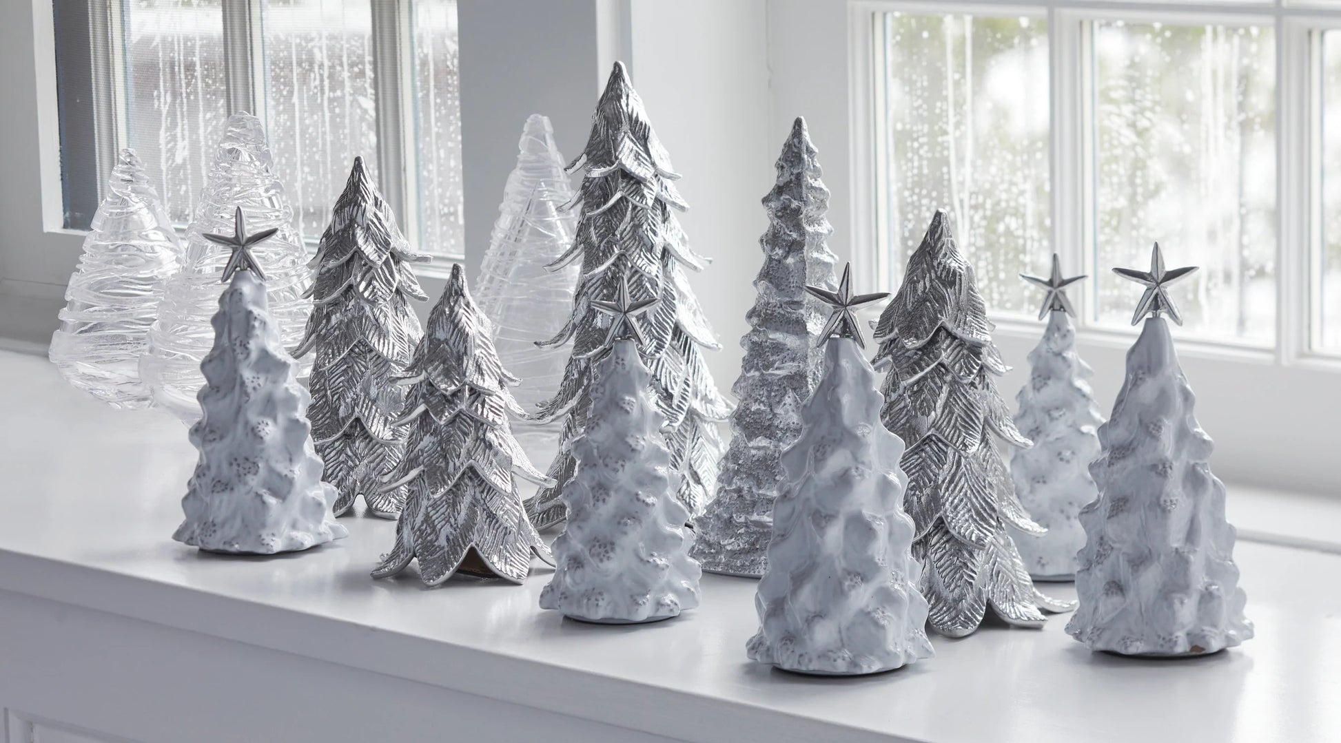 Silver Large Evergreen Tree