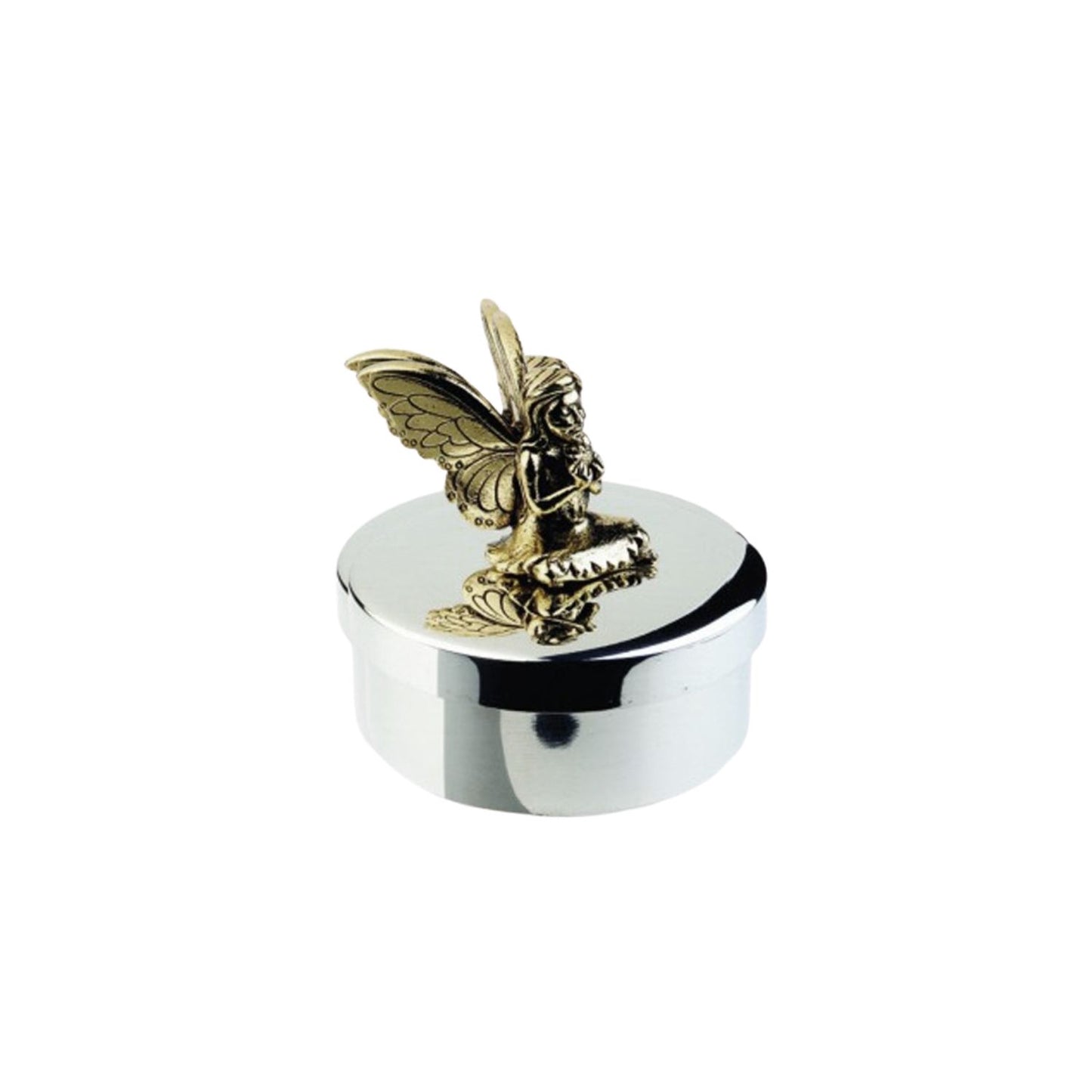 silver fairy keepsake box with option to engrave - templeton silver