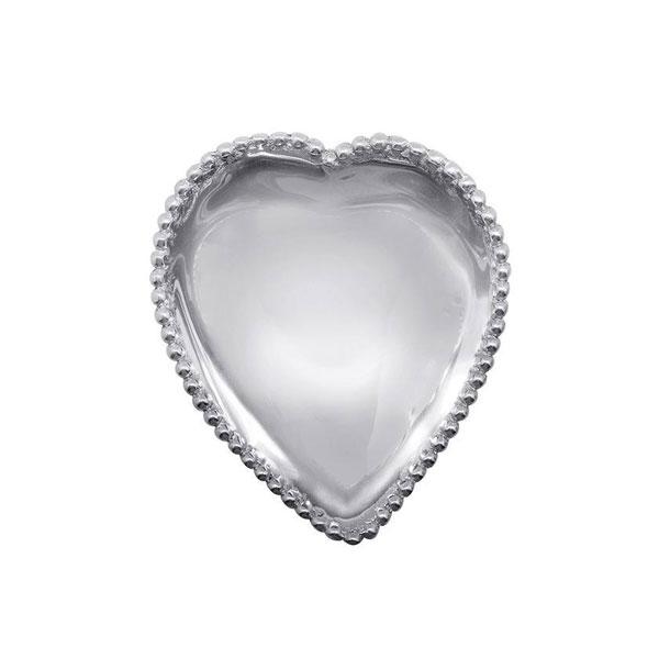 Silver Heart Ring Dish