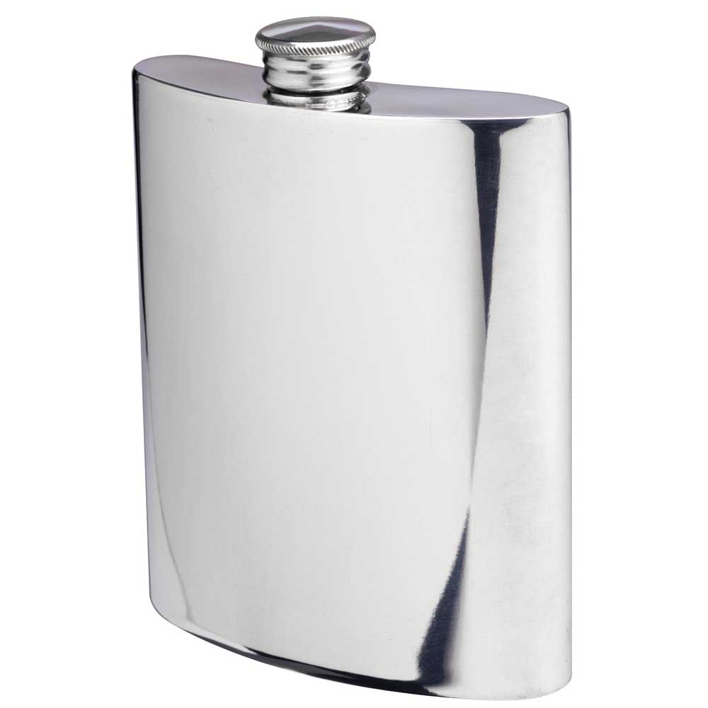 Silver Flask with option to engrave