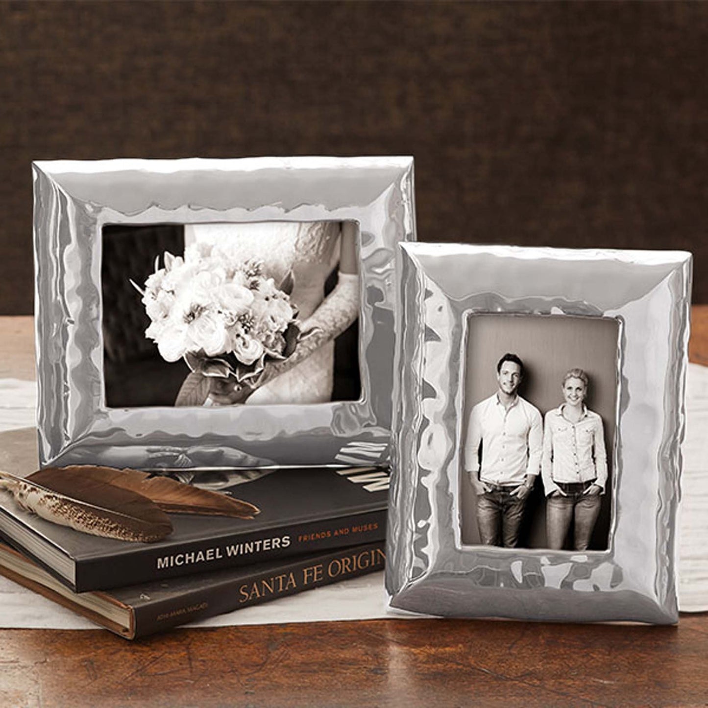 Silver Horizontal 5 x 7 Picture Frame