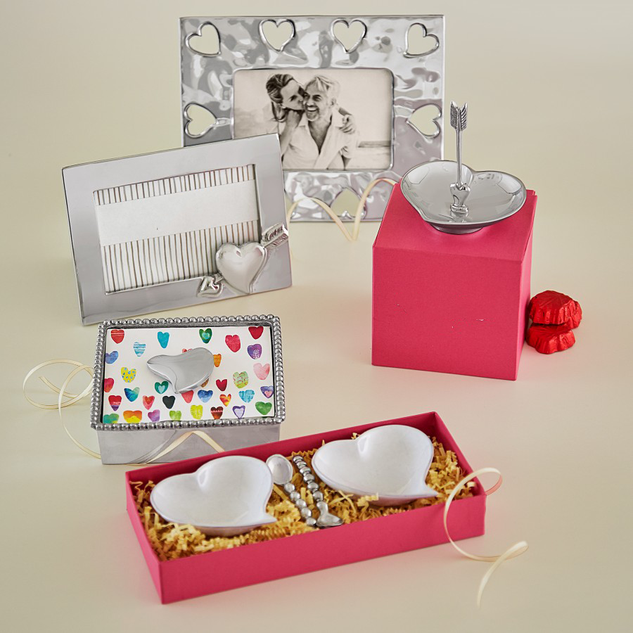 Silver Heart Vertical 4x6 Picture Frame