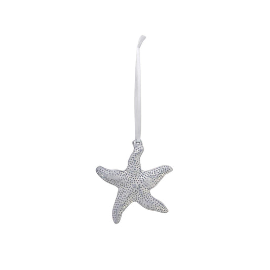 Silver Starfish Ornament