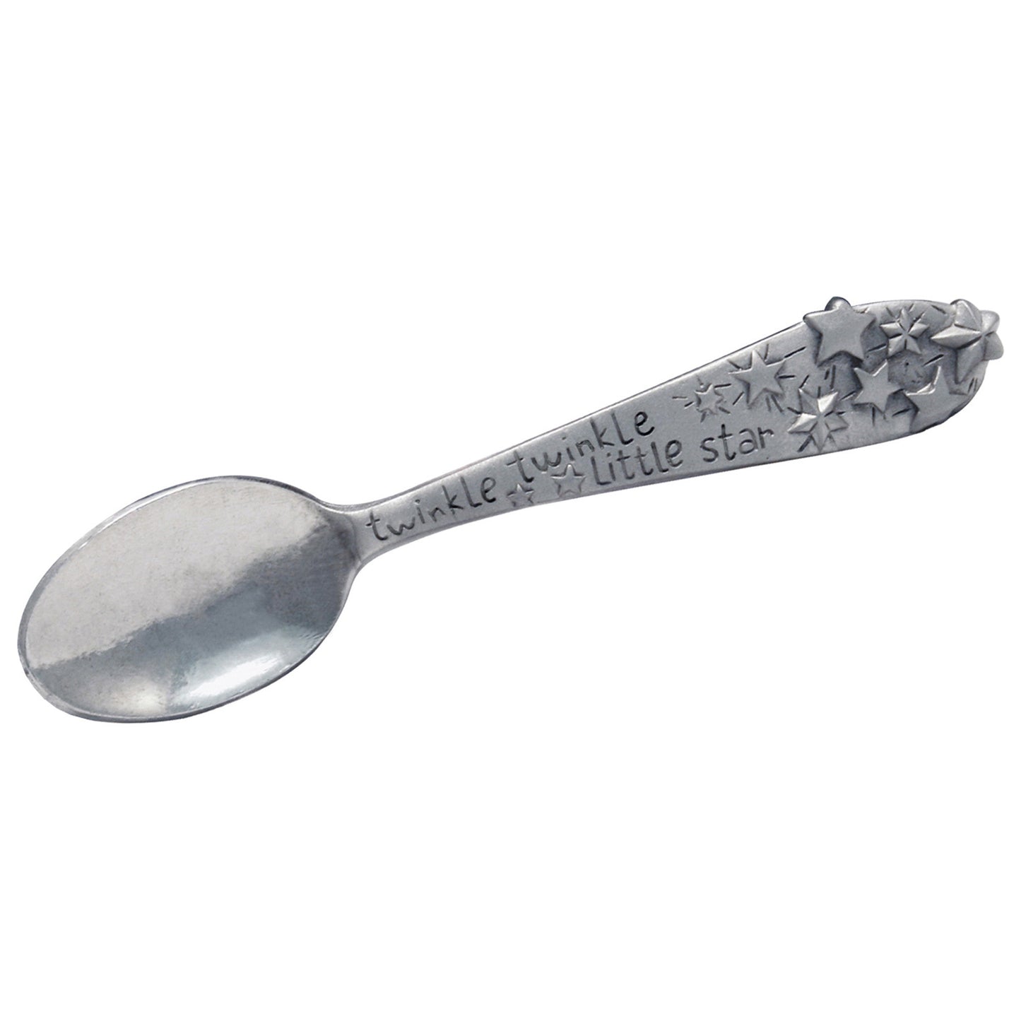 Silver Stars Baby Spoon