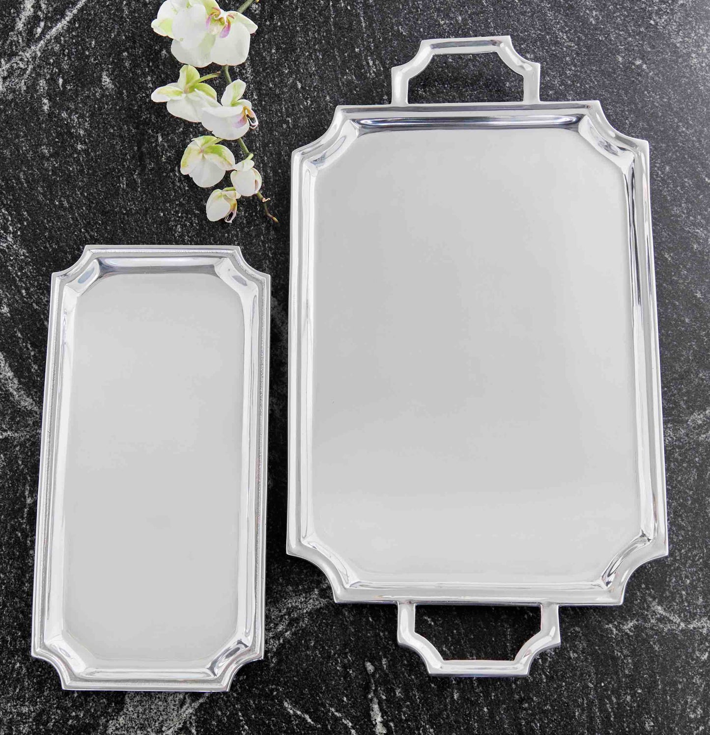 Silver Tray With No Handles