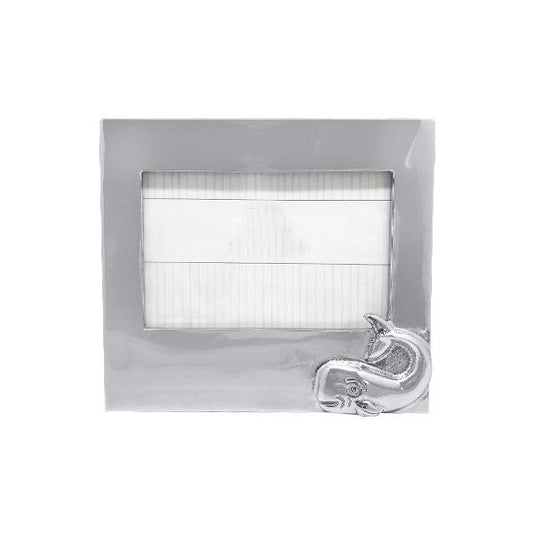 Silver Whale Picture Frame